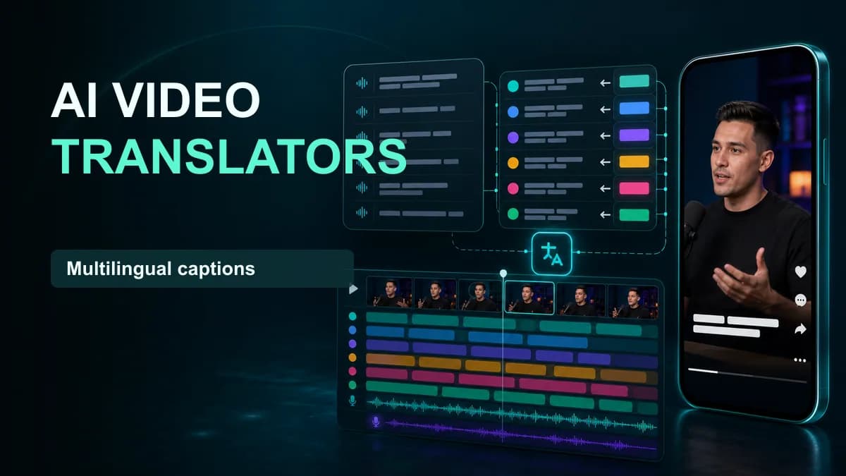 Visuel SNAPVID illustrant les meilleurs traducteurs vidéo IA pour toucher un public mondial