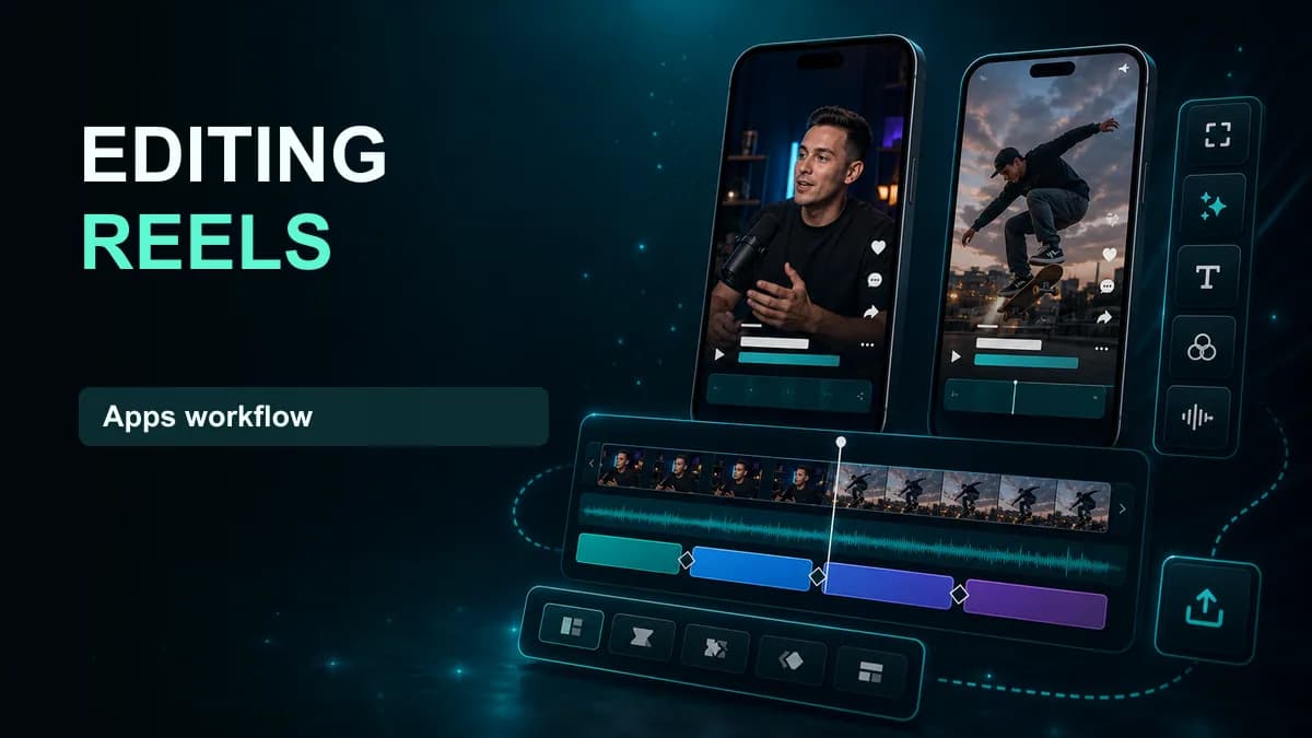 Visuel SNAPVID pour 5 des meilleures applications pour monter des Reels en 2025