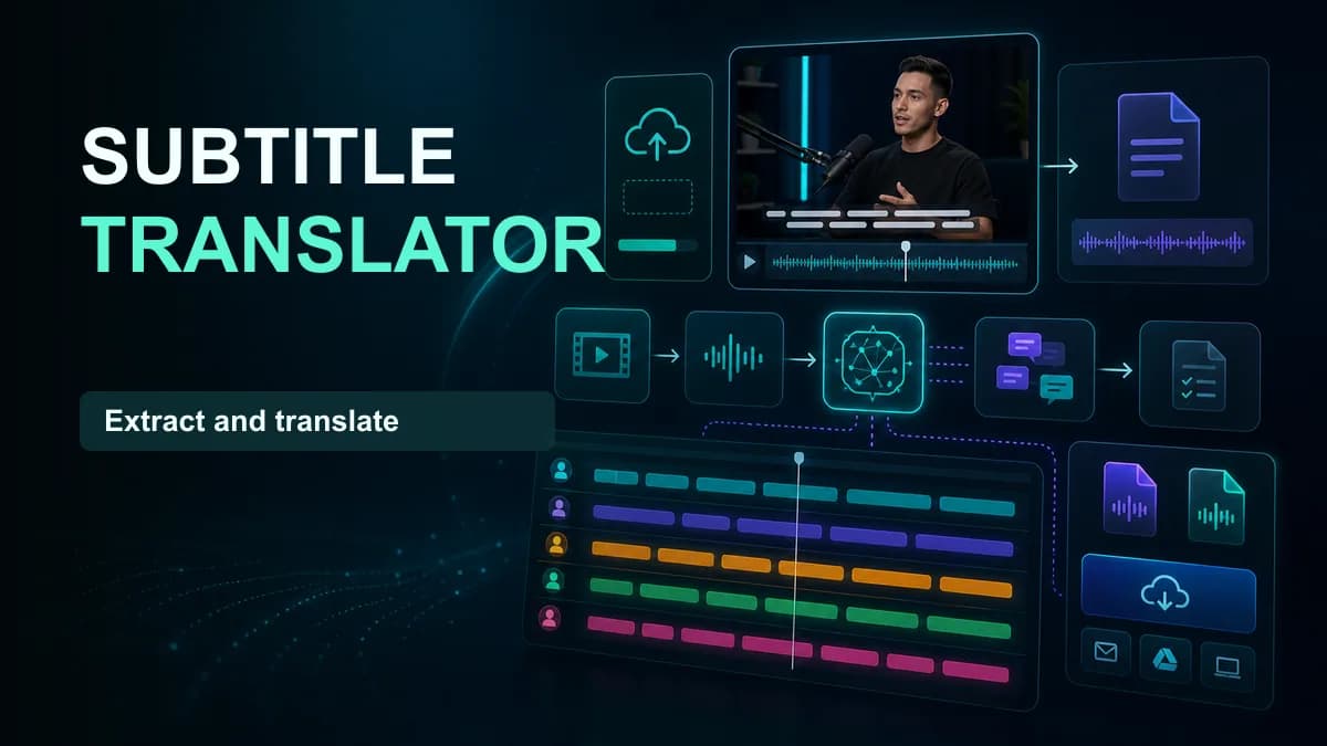 SNAPVID visual for Best Free Subtitle Translator: Extract and Translate Subtitles Easily!