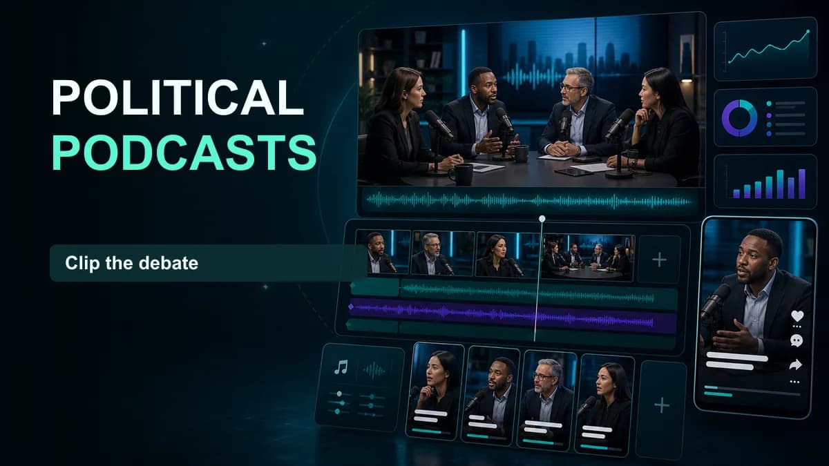 SNAPVID visual for Best Political Podcasts Video Strategy Revealed