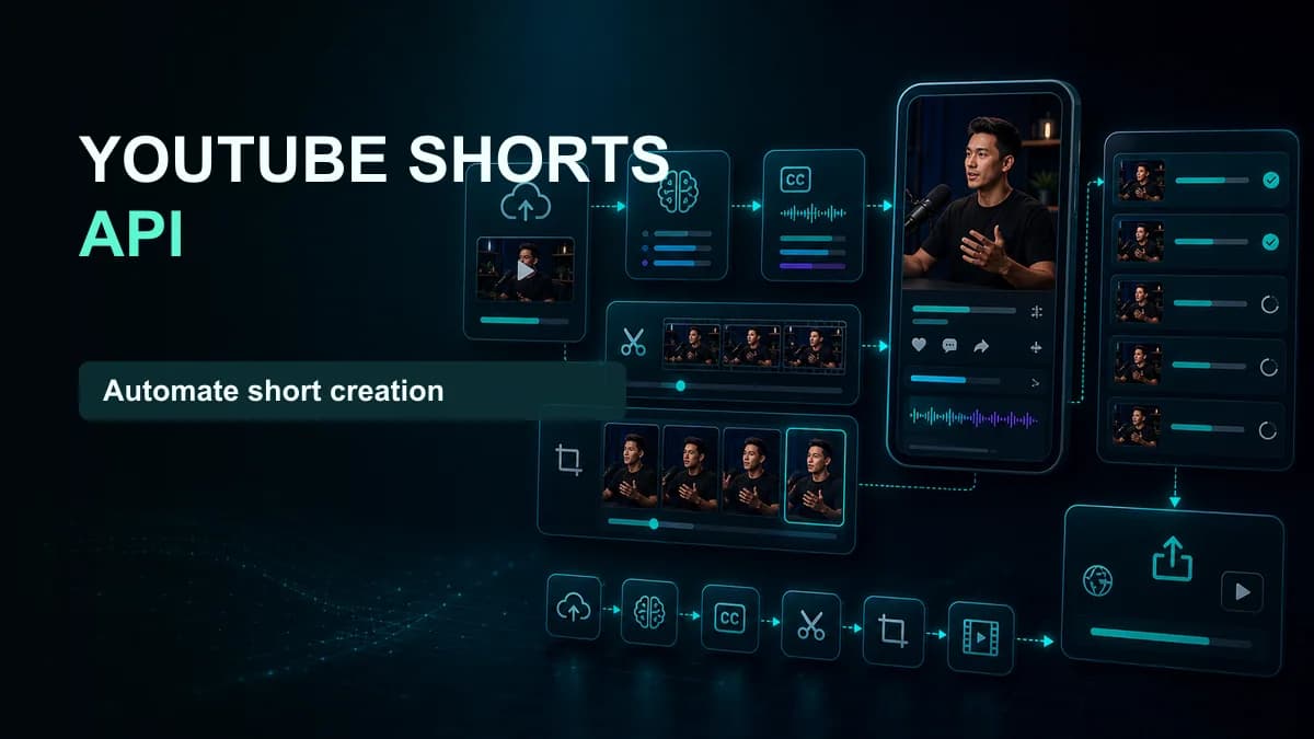 SNAPVID visual for How to create YouTube Shorts via API
