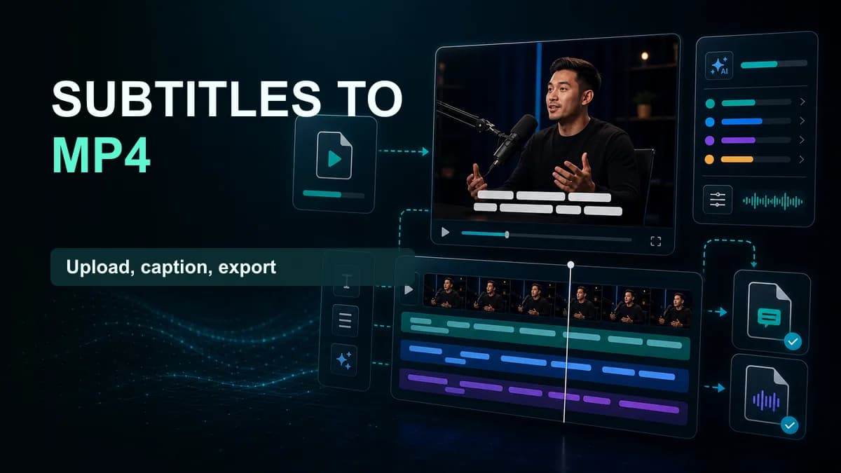 SNAPVID visual for How to Add Subtitles, Captions, to MP4 Videos