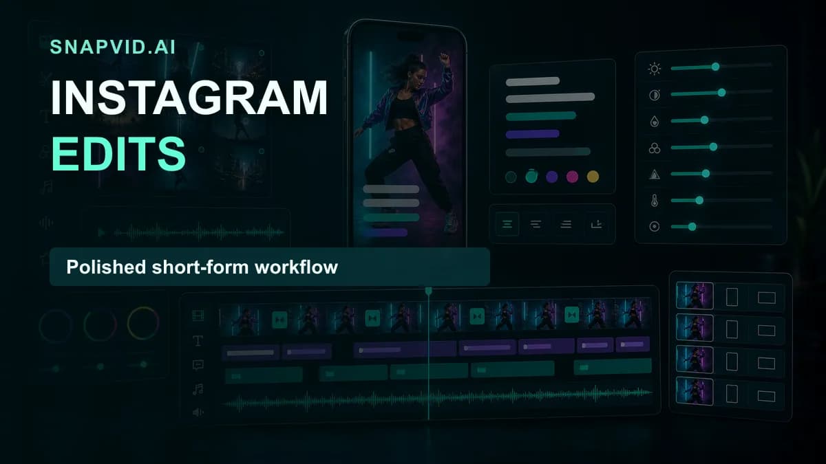 SNAPVID visual for Instagram Edits App: Everything You Need To Know