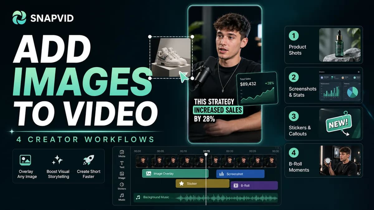 SNAPVID visual for The 4 Best Apps to Add Images to Video