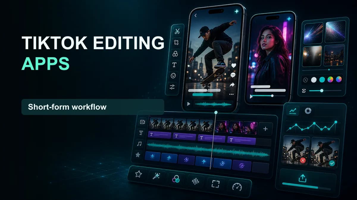 SNAPVID visual for Go Viral, Grow Your Audience! 5 BEST Video Editing Apps for TikTok in 2025