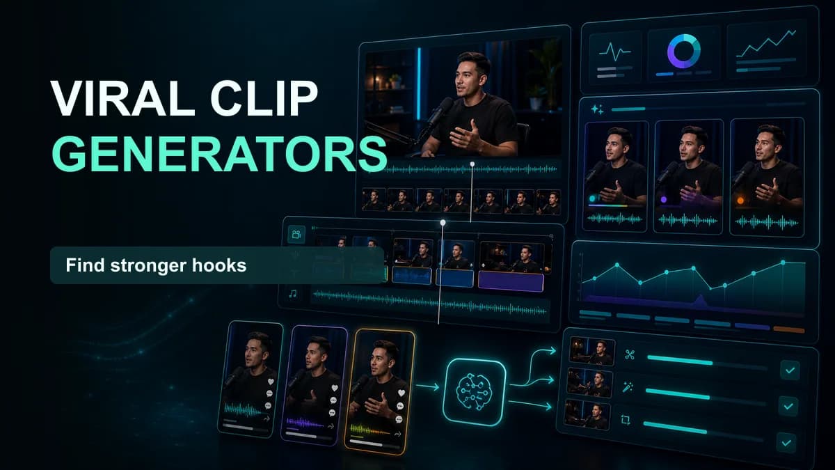 SNAPVID visual for 5 Best AI Viral Clip Generators For Insanely Easy Scale