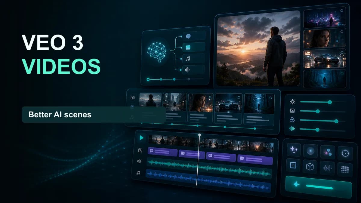 SNAPVID visual for Your Veo 3 Videos Can Be Better - In 3 Clicks