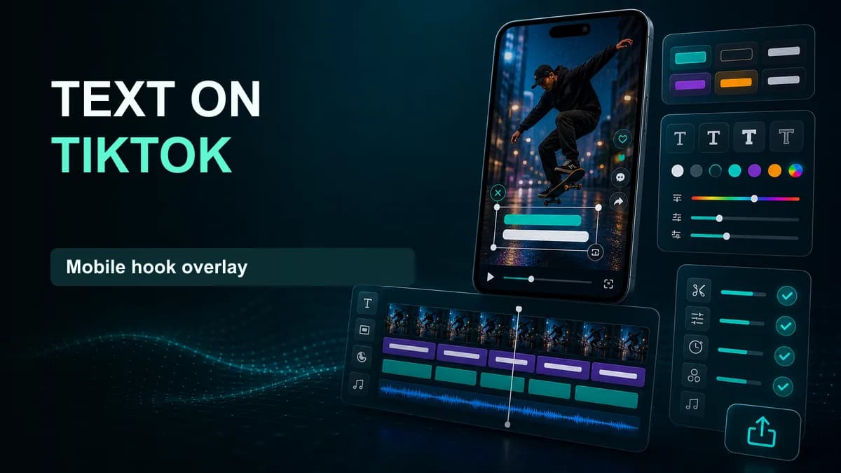 SNAPVID visual for Easy Steps to Add Text to TikTok and Enhance Your Videos