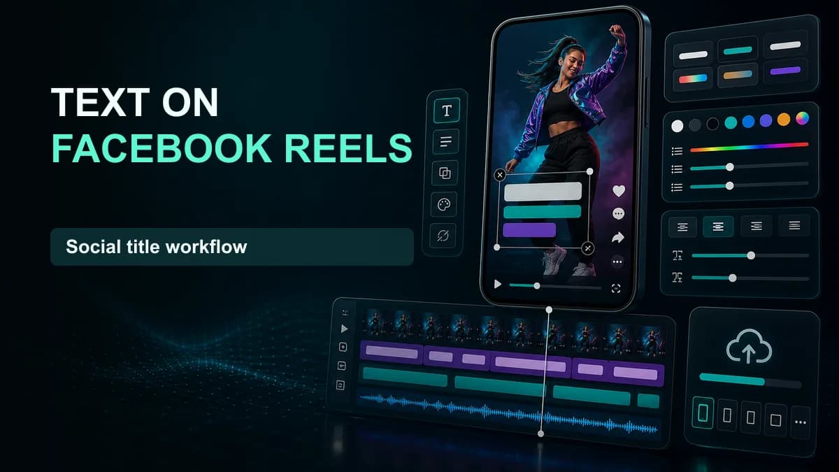 SNAPVID visual for How to Add Texts to Facebook Reels: Boost Your Facebook Videos with Text