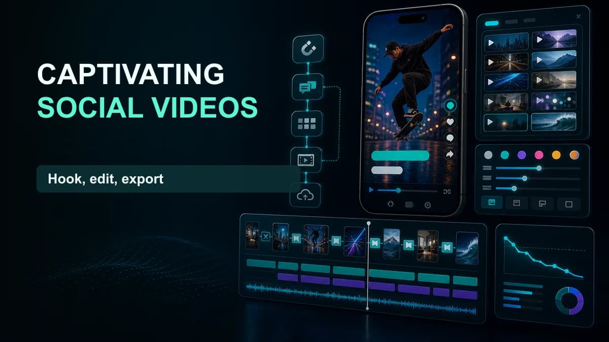 SNAPVID visual for How to Create Captivating Videos For Social Media