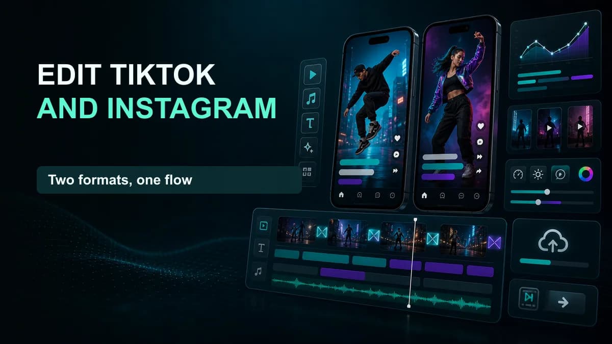 SNAPVID visual for The Ultimate Guide To Edit TikTok and Instagram Videos