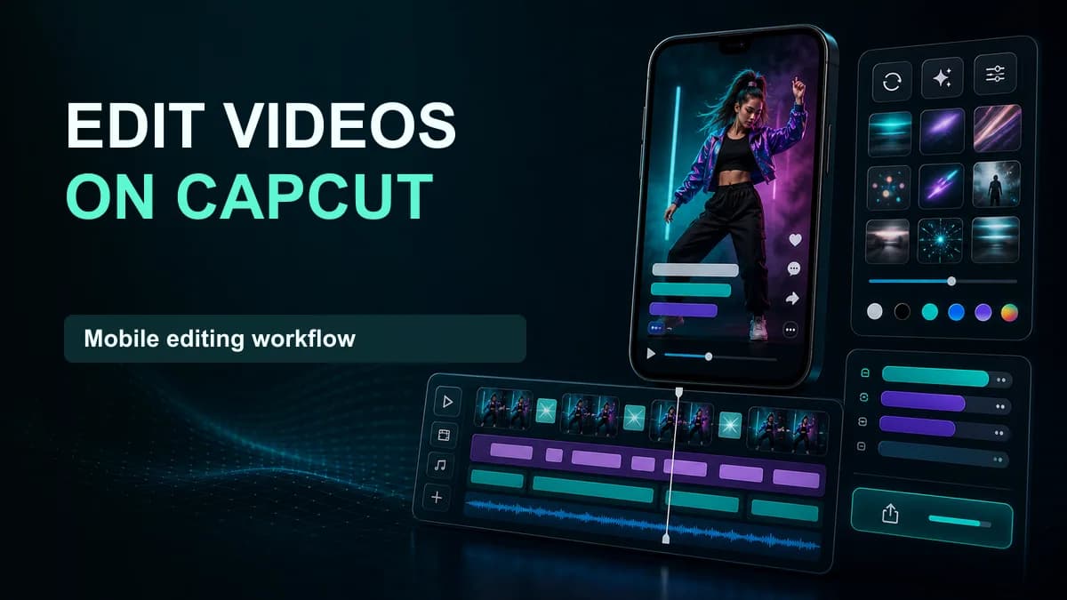 SNAPVID visual for How to Edit Videos on CapCut