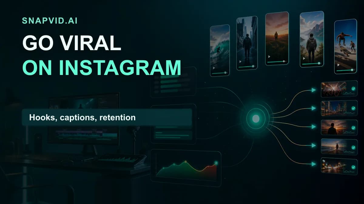 SNAPVID visual for Insta-Fame: 8 Hacks to Learn How to Go Viral on Instagram in 2025