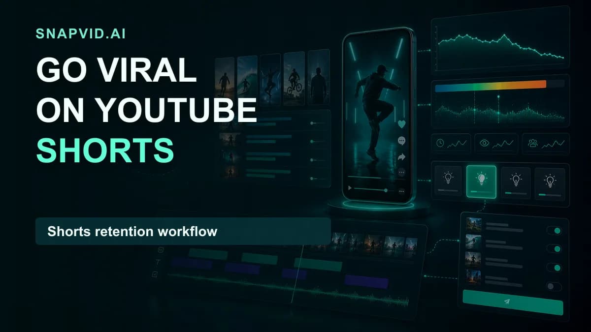 SNAPVID visual for How To Go Viral On YouTube Shorts