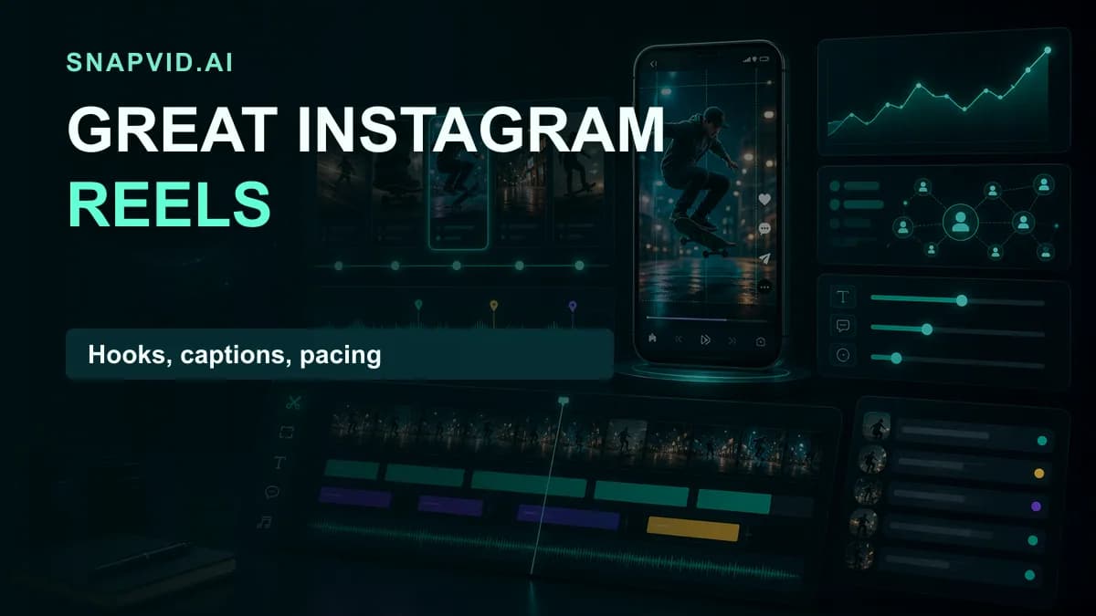 SNAPVID visual for How to Make Great Instagram Reels