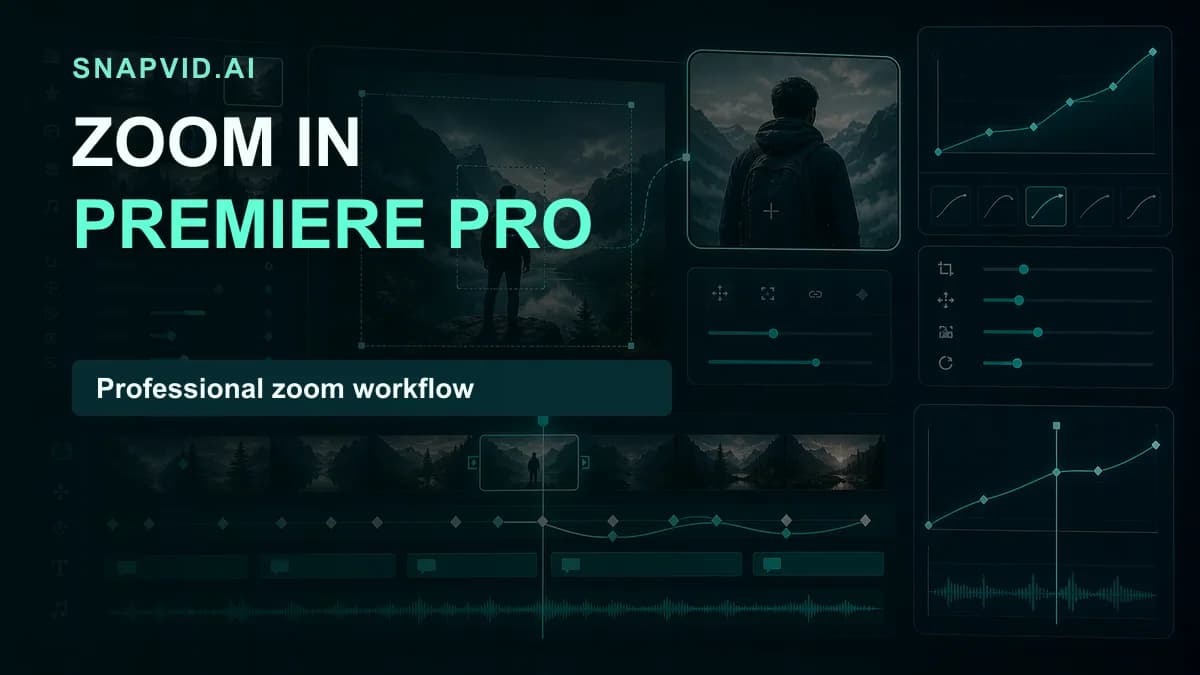 SNAPVID visual for How to zoom in on Premiere Pro (4 Levels) / Ultimate Guide