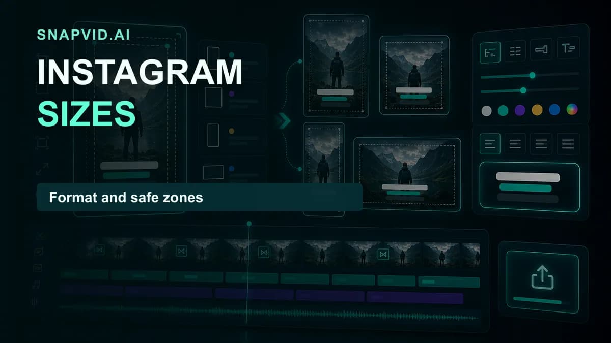 SNAPVID visual for All Instagram Sizes With Free Template Download