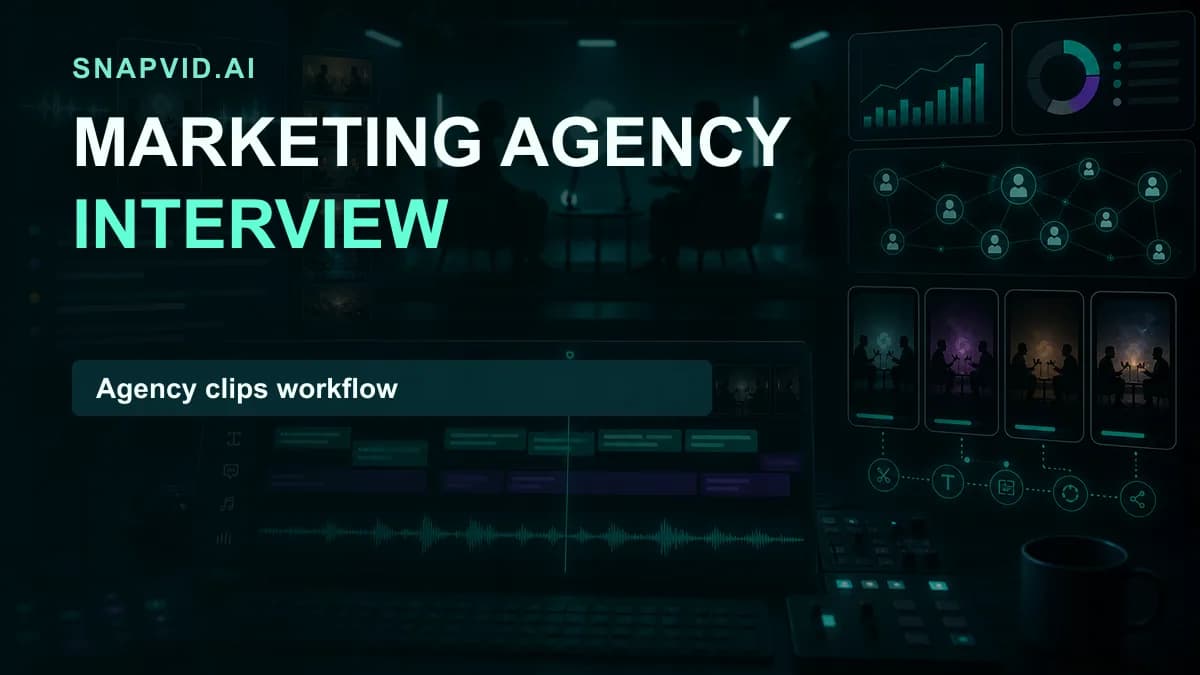 SNAPVID visual for User Interview: A digital marketing owner increased his revenue by 300% since using SNAPVID