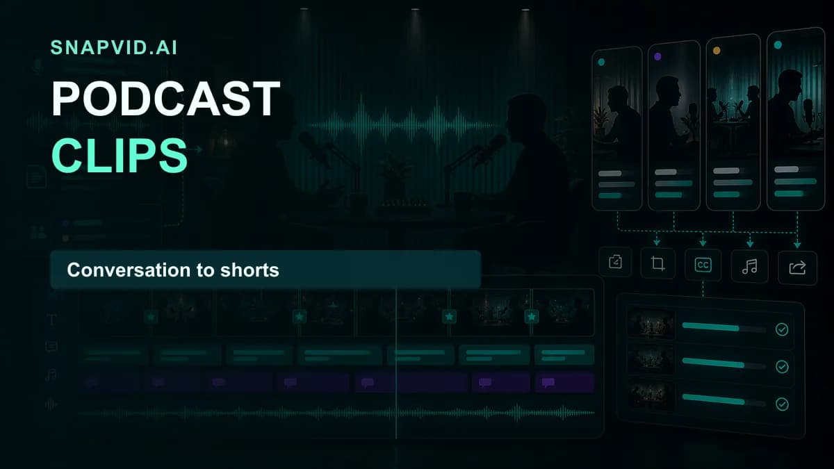 SNAPVID visual for How To Create The Viral Talking Baby Podcast
