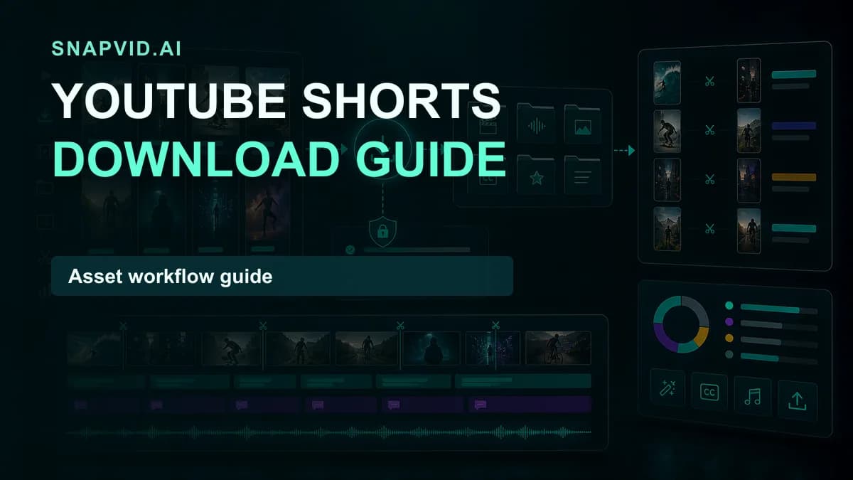SNAPVID visual for How to download YouTube Shorts