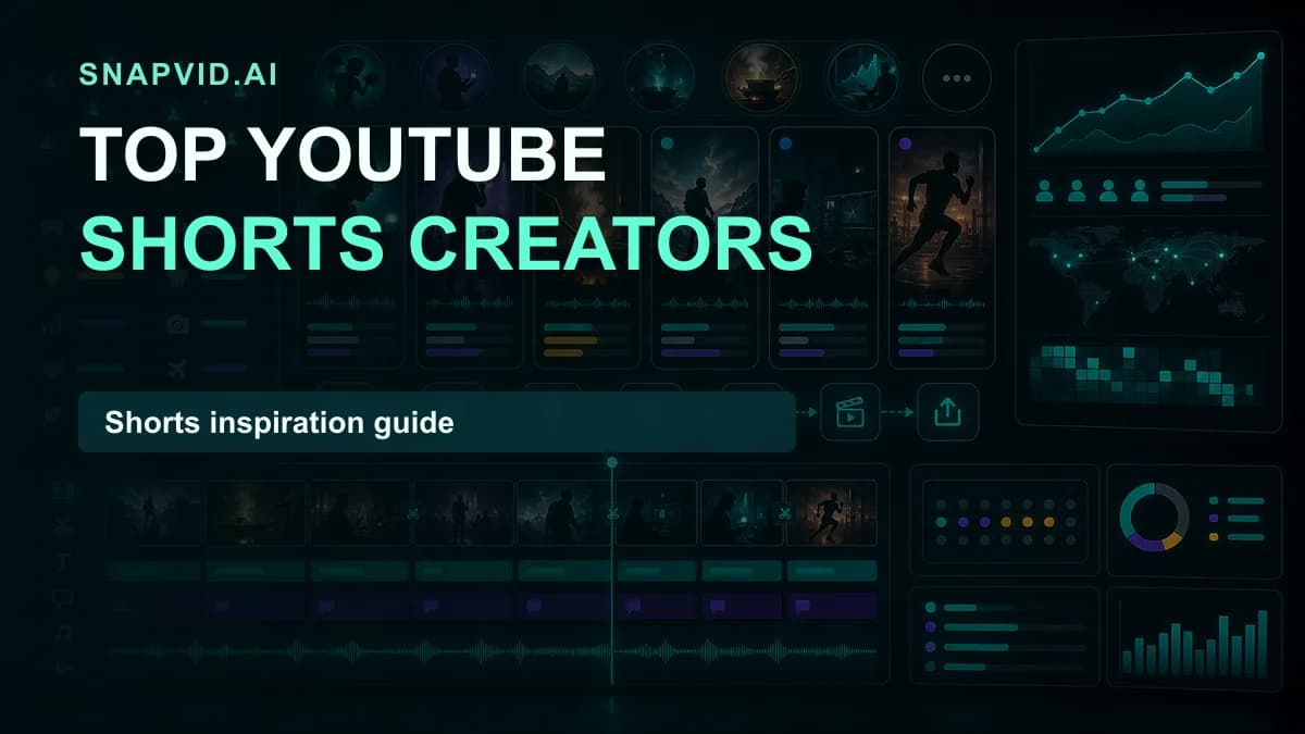 SNAPVID visual for Top YouTube Shorts Creators to Inspire You